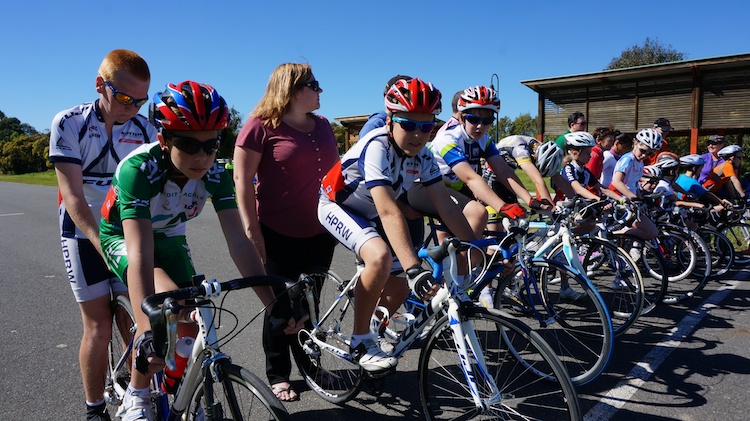 Juniors lining up for the ITT